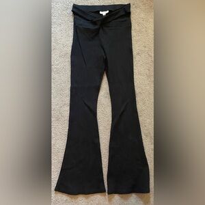 Topshop Black Flare Women's Leggings